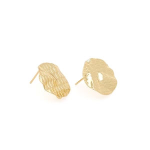 Studs oorbellen, oorbel accessoires, 18K goud gevulde dubbele lus oorbellen, doorboorde oorbellen, DIY sieraden benodigdheden, 20x5mm