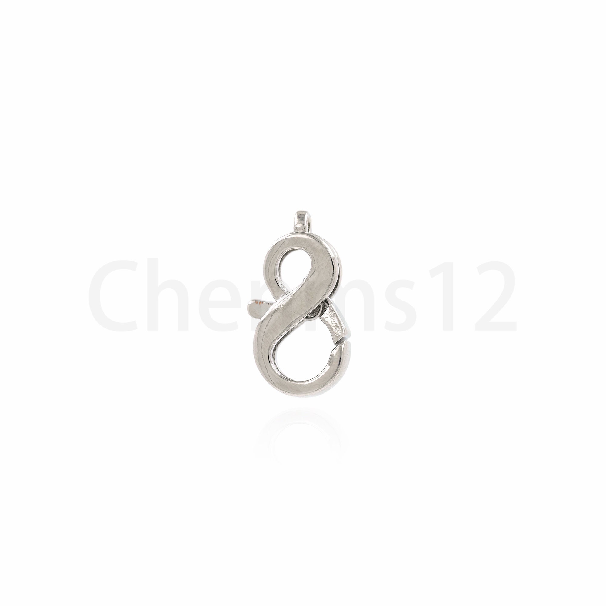Infinity Symbol Clasp, 18K Gold Filled Spring Clasp, Carabiner ...
