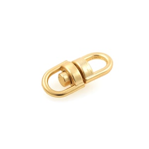 Doppel-Ende-Verbinder,18K Gold Filled Doppel-Ende-Clip, Drehbare Verbinder,DIY Schmuck Zubehör,20 * 9 mm