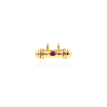 18K Gold Filled Taweez Taviz Pendant, Kavacha Pendant. Lucky Necklace Bracelet, DIY Jewelry Making Supplies, 8.5x19.5x6.5mm