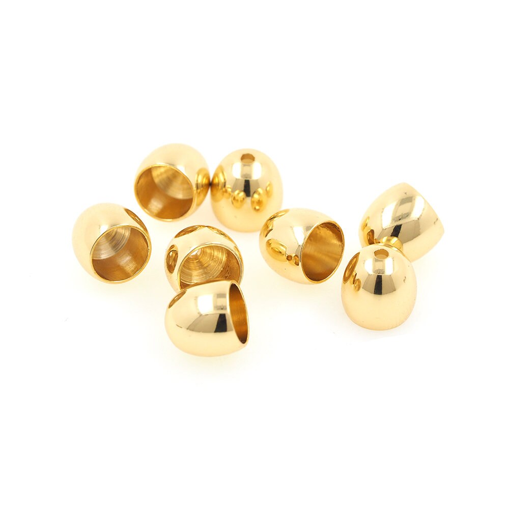 10 pcs 18K Gold Filled Flower Bead Caps,Pearl Caps,Round Bead Caps,Flower Caps,Spacer Jewelry, Brass Caps, DIY Gold Jewelry Making,6.7*6.6mm