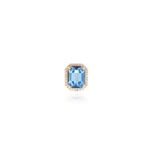 Zircon Pendant,Zircon Charm,18K Gold Filled Creative Necklace,Micropavé CZ Square Pendant,Square Charm,DIY Jewelry Supplies,13x11x7.5mm