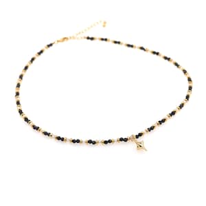 Polaris Necklace,Seed Bead Necklace, Stone Beaded Necklace, Mixed Beaded Necklace, Mother&#39;s Day Gift, Perfect Gift for Her,43cm
