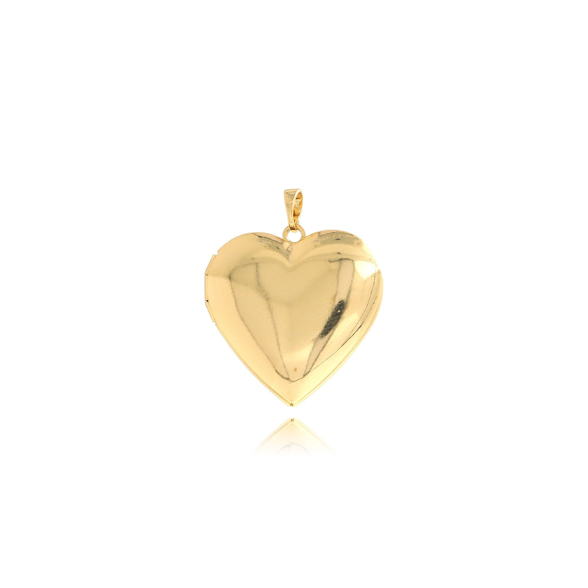 ネックレス・ペンダント 18k Gold Heart Shaped Pendant 18K Gold Filled Heart Pendant,photo Box Pendant, Heart Charm