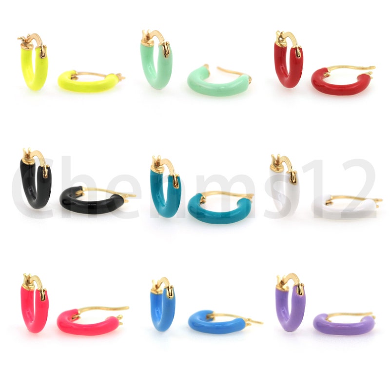 Elote Arte Neon Beaded Earrings main image 1