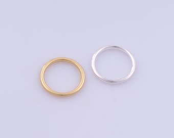 18K Gold Filled Jump Ring,Round Open Rings,Bulk Open Rings,DIY Jewelry Making Supplies,16x1.5mm