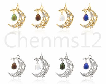 Collana Con Ciondolo Rotondo a Forma Di Moneta Dorata Per Donne e Ragazze In Argento Sterling 925 Con Piccola Luna Piena Minimalista Geometrica a Disco Gioielli Da Migliore Amica Regalo Alla Moda