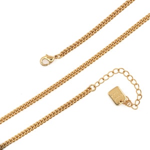 Thin Gold Necklaces,Fine Curb Chains,Gold Chain Necklaces,Cuban Curb Chains,Clavicle Necklaces for Women,Statement Jewelry,Gifts for Friends