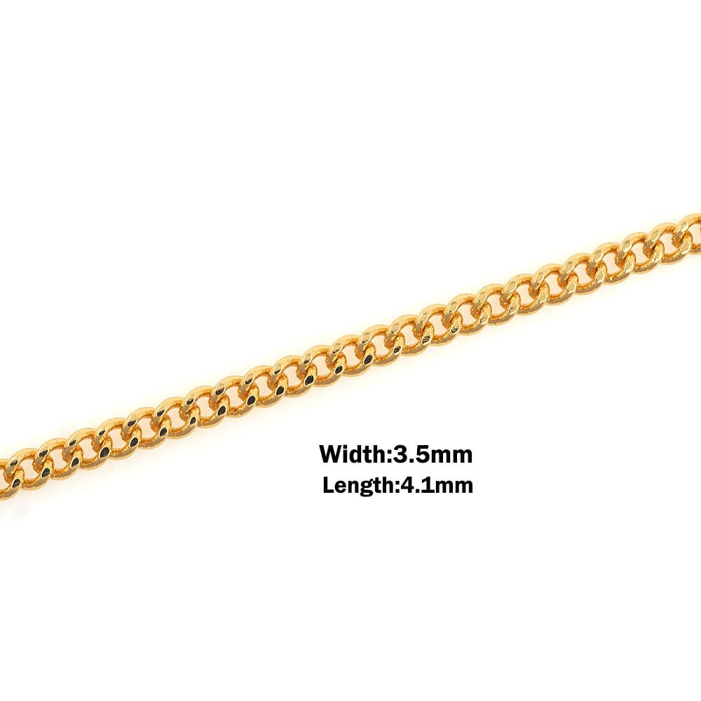 Nickel Free Hypoallergenic,for Making Necklace Bracelets,18k Gold
