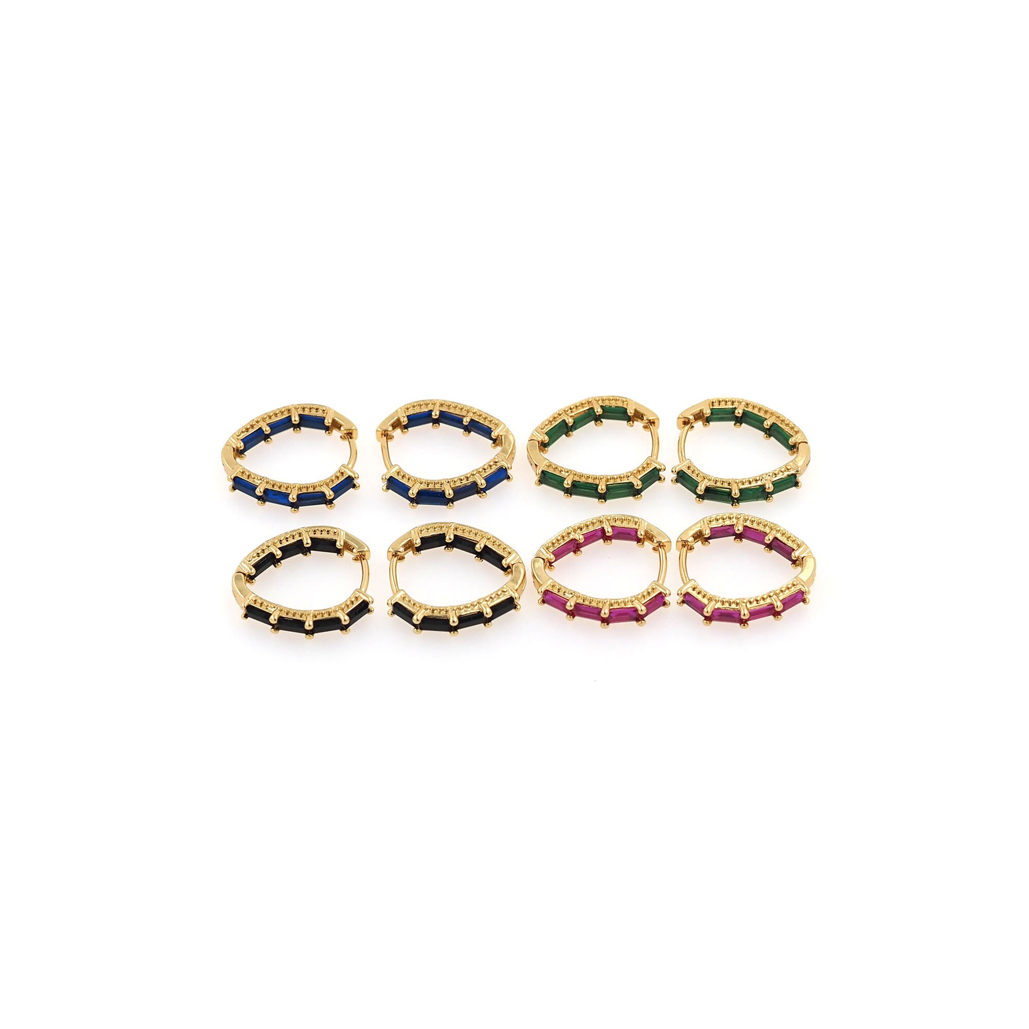 ☺︎ 1 Pair,v-shaped Earrings 18K Gold Filled Gold Earrings
