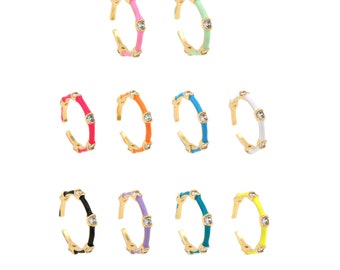 18K Gold Filled Bamboo Rings,Micropavé CZ Statement Rings,Stacking Rings,Enamel Rings,Split Ring, Adjustable Ring,Rainbow ring,Gifts For Her