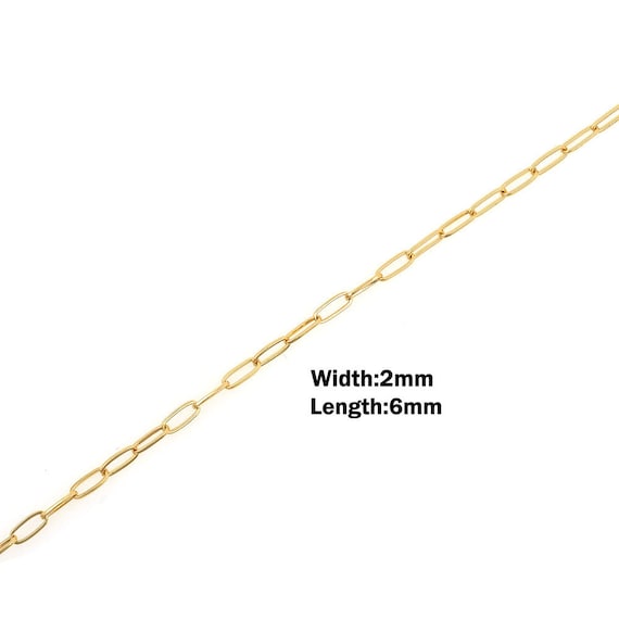 Nickel Free Hypoallergenic,for Making Necklace Bracelets,18k Gold
