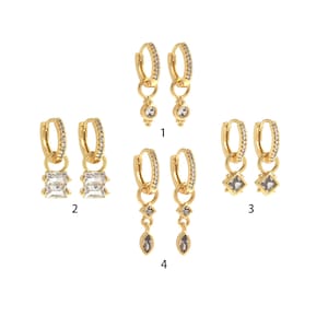 Tassel Hoops Earrings,Tassel Drop Earrings,Long Earrings,Chain Earrings,18K Gold Filled Claw Earrings,Gift For Her,