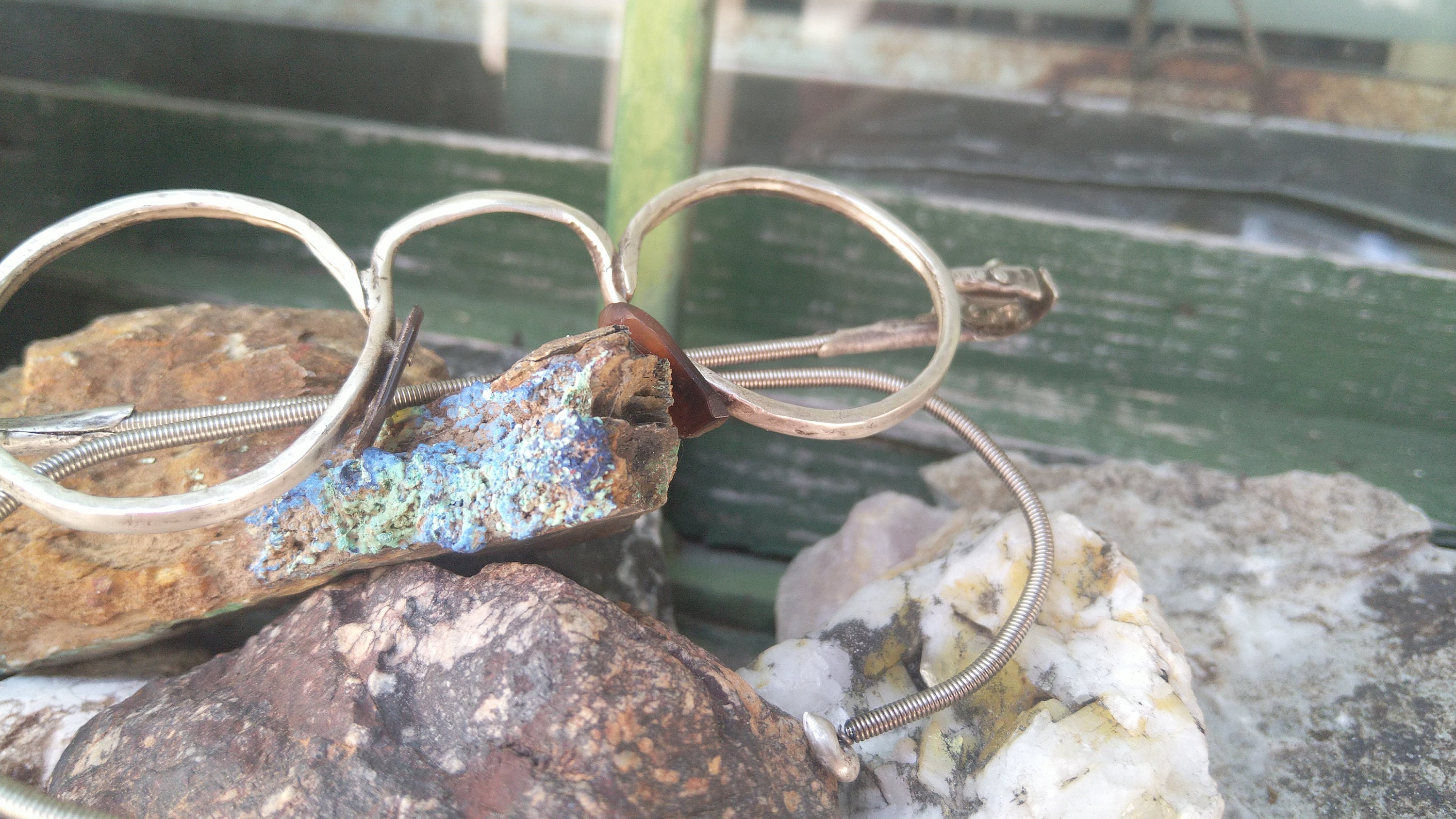 Eyeglass frames in sterling silver