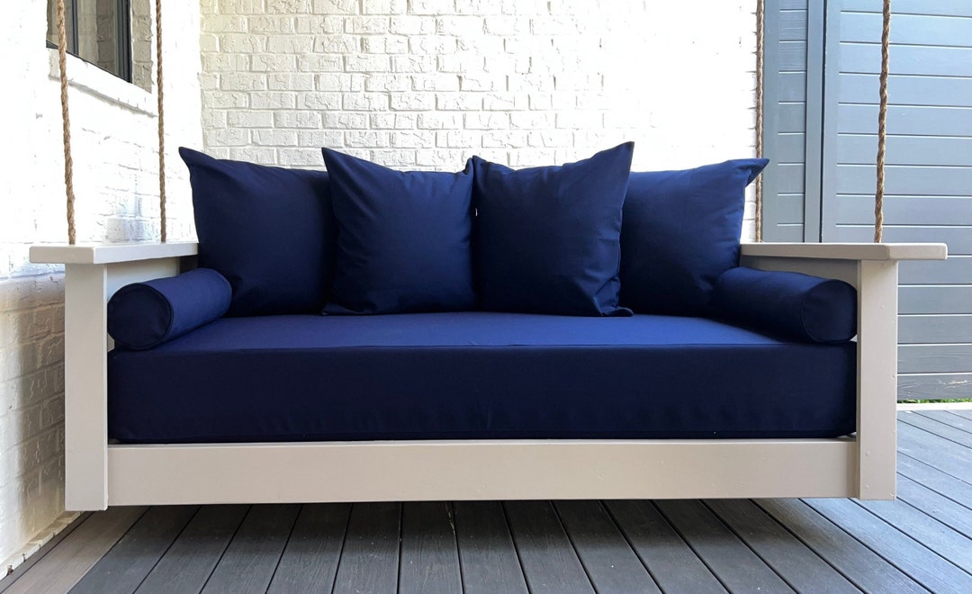 In Stock Sunbrella Set With 1 Twin Size Outdoor Mattress Cover, 4 26x26