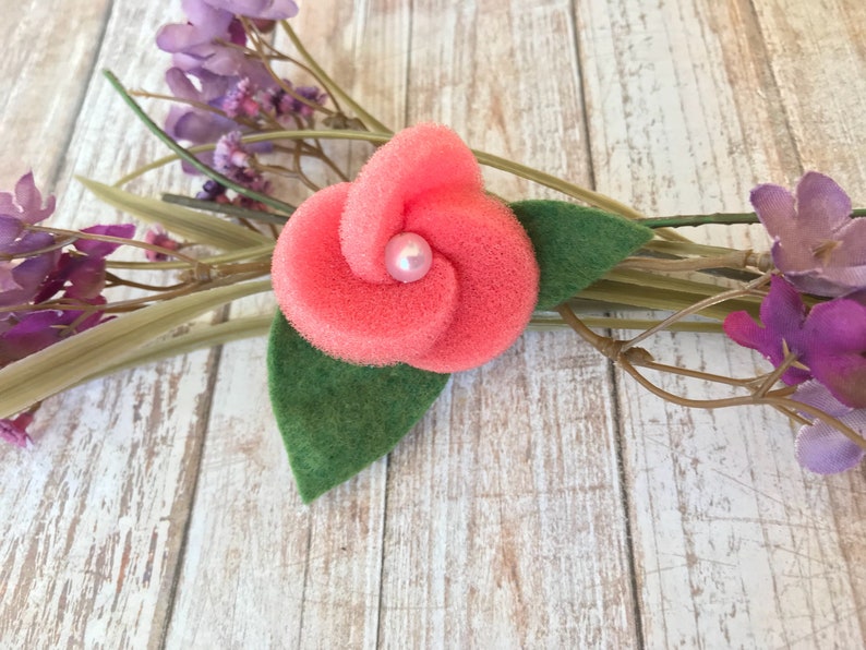Girls Hair Clips Kids Hair Accessory Flower Clip Etsy
