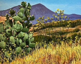 Cactus print, desert wall art, southwest print, California print, desert landscape, nature prints, desert art