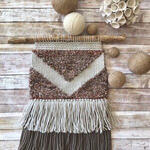 Weaving wall art, Boho wall hangings, Boho Wall Art, Tapestry Wall Hanging, driftwood wall art, yarn wall art, Woven wall art