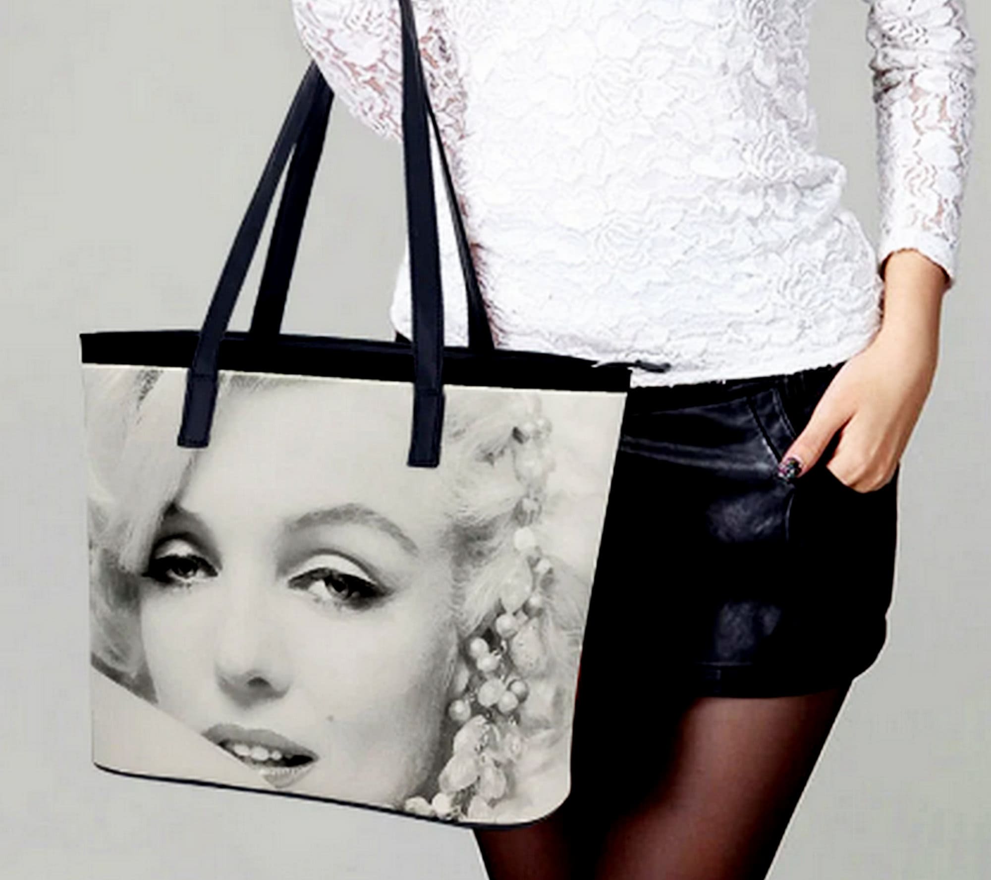 Marilyn Monroe marilyn Vegan Leather Purse 
