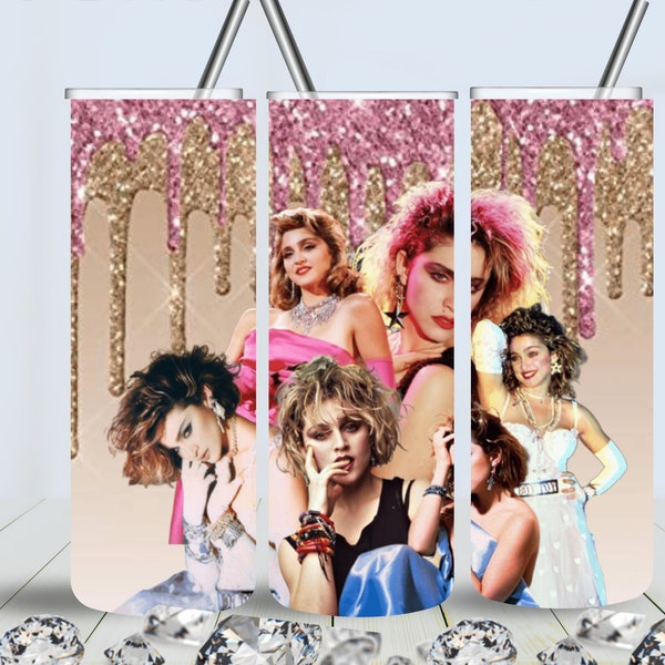 FOUR Madonna Sublimation 80s Madonna Collage Clip Art Picture PNG/SVG Instant DownloadsMarilyn Monroe Stickers