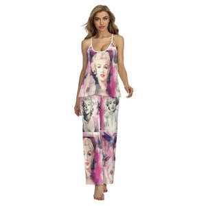 Marilyn Monroe Women's Pop Art Cami Pajama Set/Marilyn Monroe Pajamas