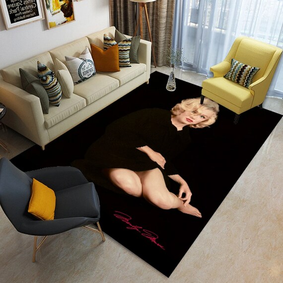 Marilyn Monroe Foldable Rectangular Floor Mat thick Rectangular