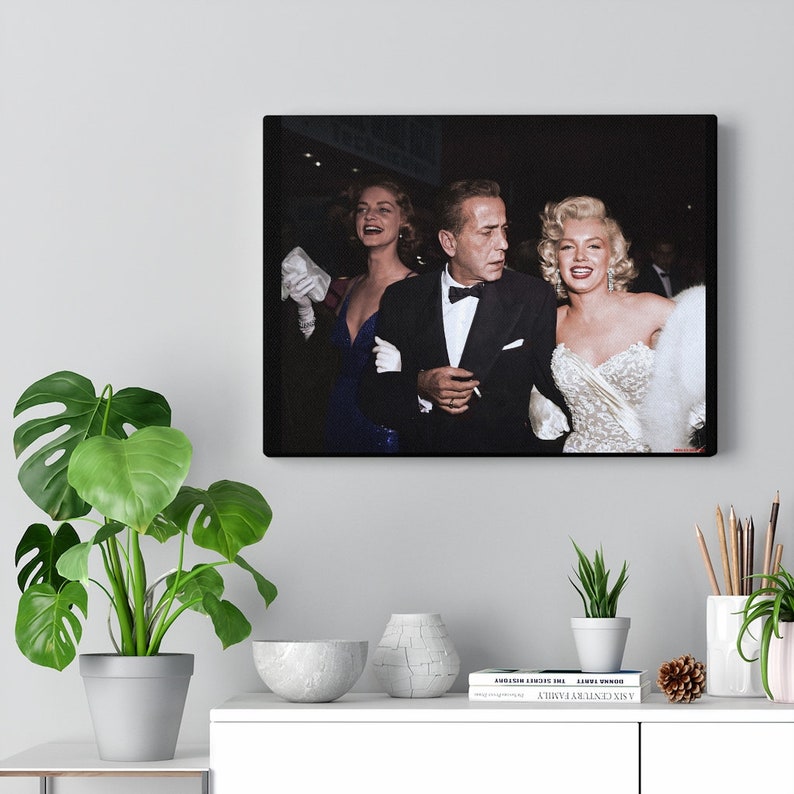 Marilyn Monroe Humphrey Bogart and Lauren Bacall