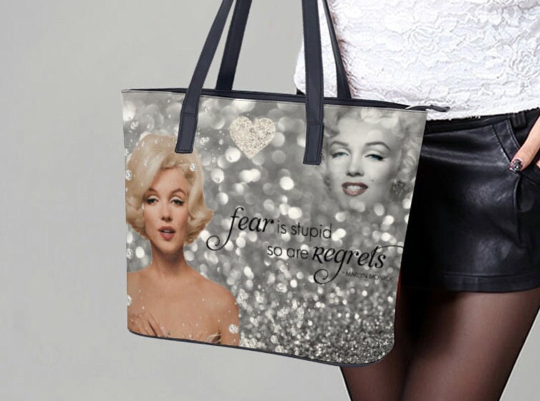 Beautiful Marilyn Monroe Faux Leather Wallet Credit Card Holders Money  Organizer Zipper Purse Wristlet Handbag