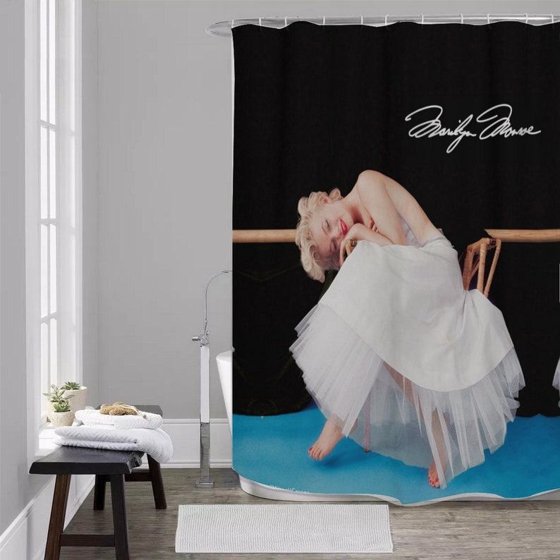 Marilyn Monroe Ballerina Shower Curtain Etsy