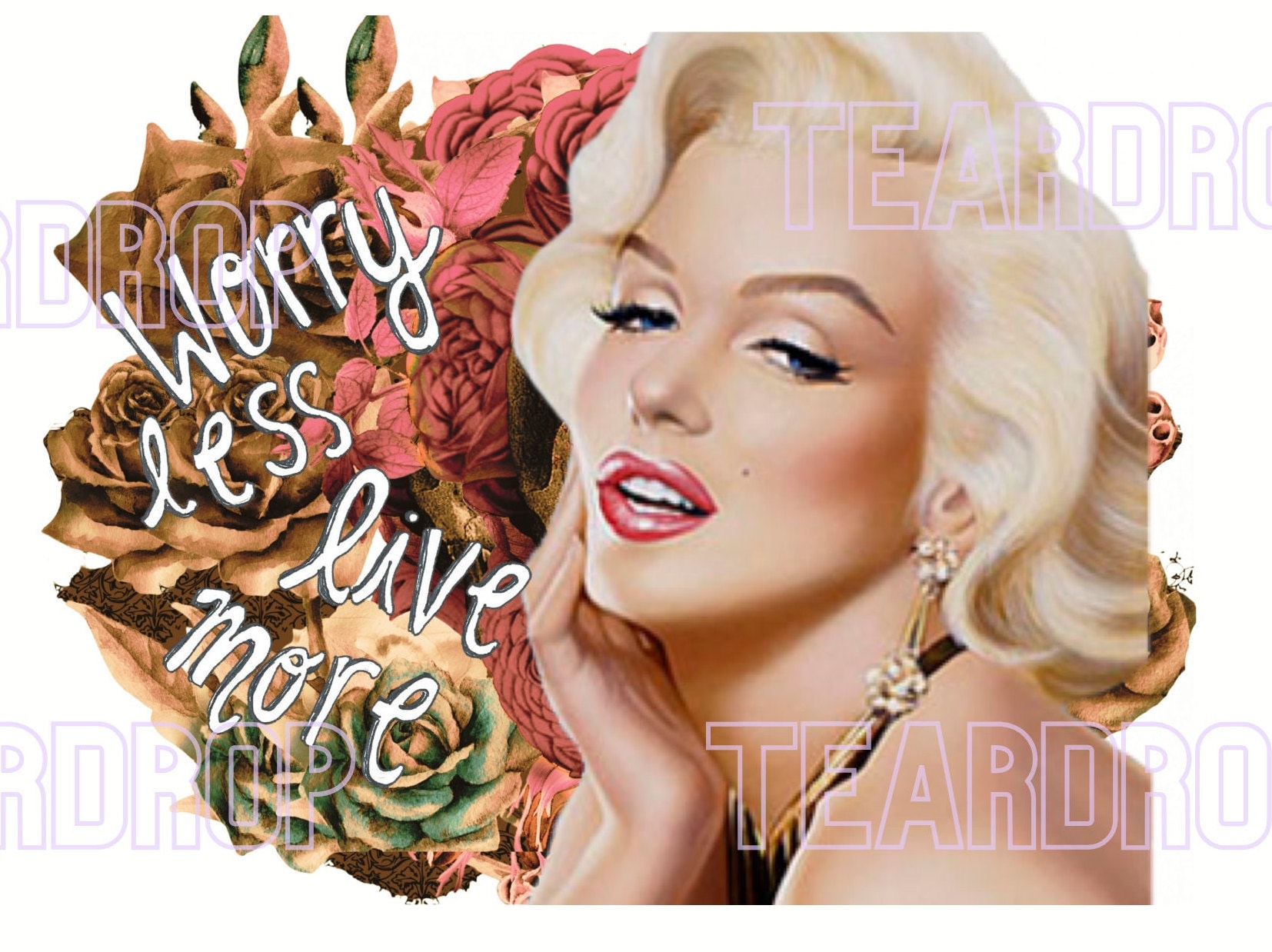 Marilyn Monroe Pop Art Transparent Background Clip Art Digital