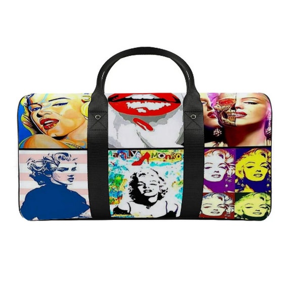 Marilyn Monroe Collection Book Travel Gym Duffel Bags 