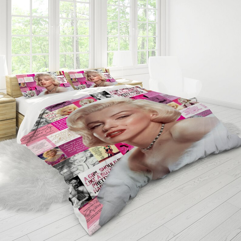 Marilyn Monroe Three Piece Duvet Cover Set Collection 