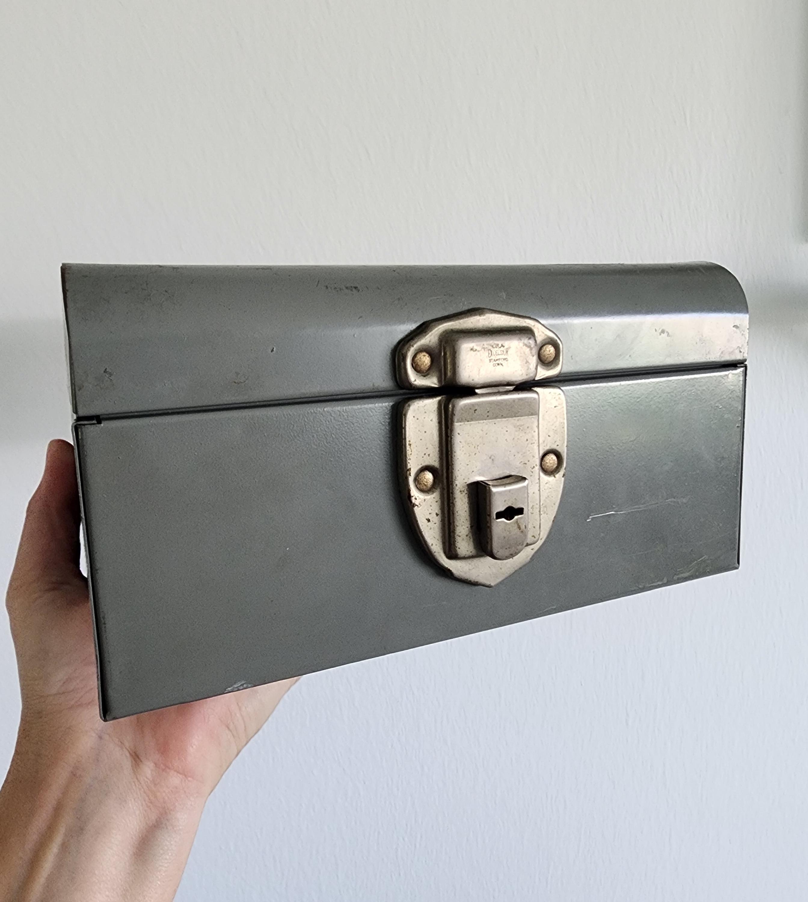 Vintage USA Excelsior Stamford Conn Nu-craft Gray Metal File