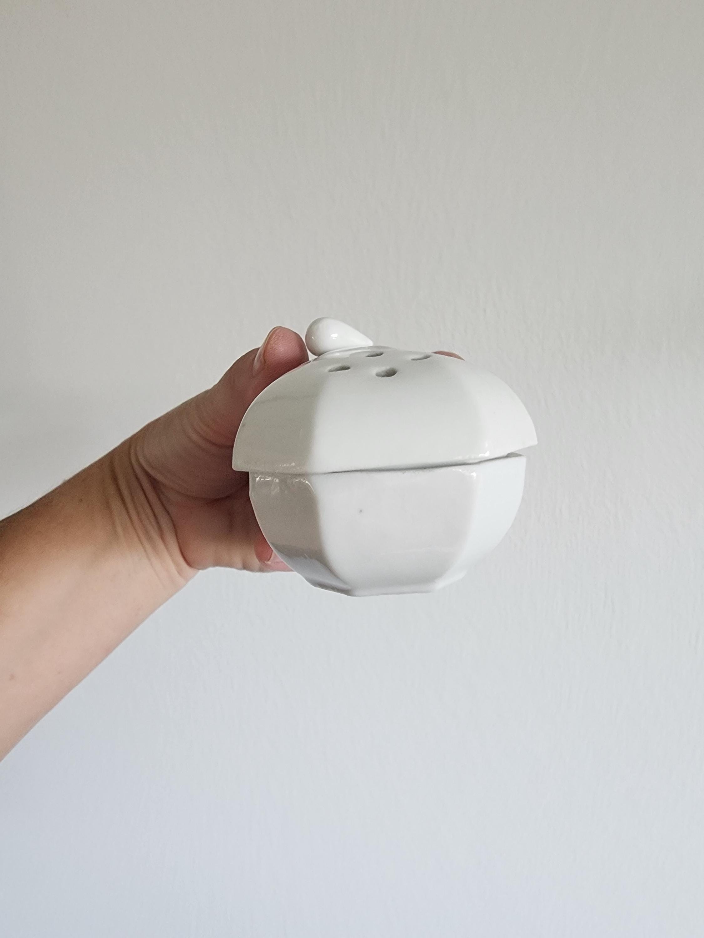 Antique Vintage Early 20th Century French White Porcelain