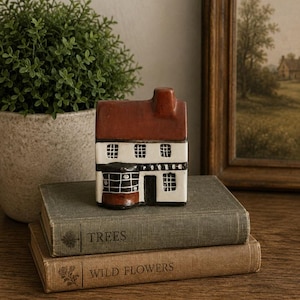 Vintage Mudlen End Studio målad keramik keramik Cottage House 11 / Oxley House Tillverkad i England