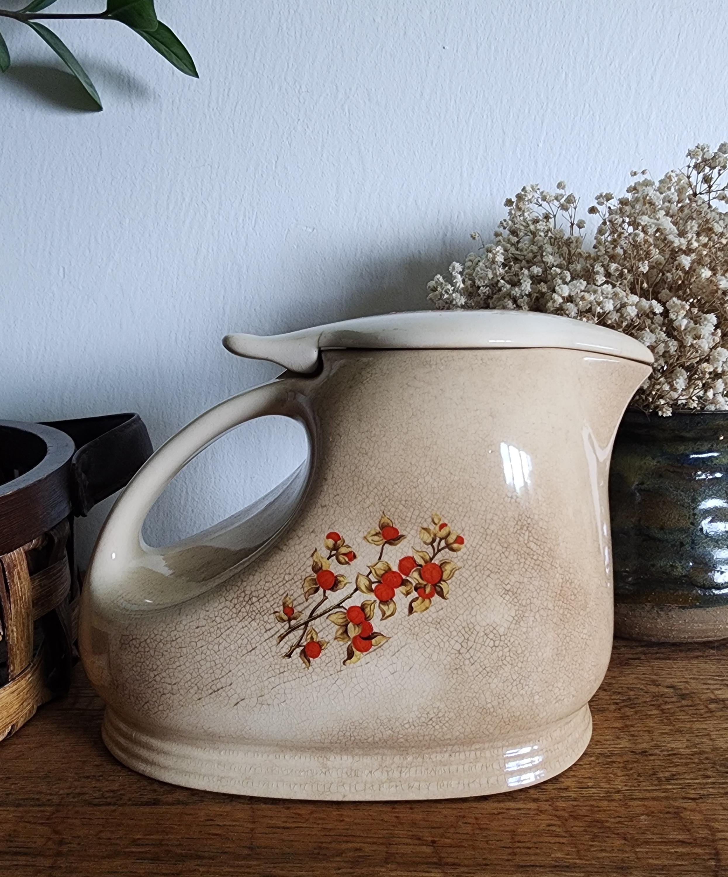 Antique Vintage Universal Cambridge Pottery Bittersweet Flower