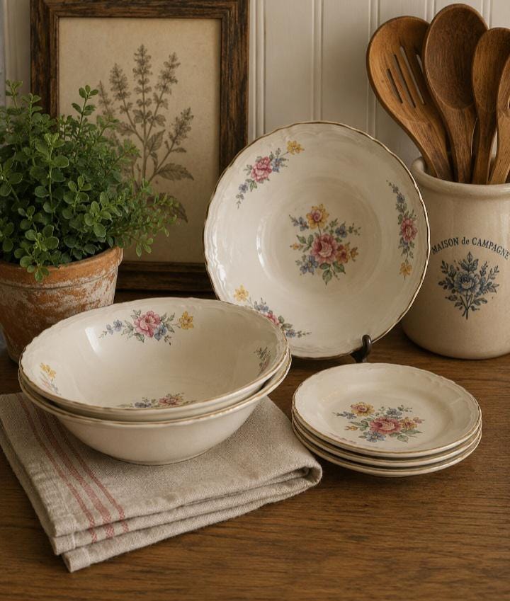 食器 HAZEL Ware 12pc WHITE LUNCHEON SET Scio Hazel Plates - Etsy