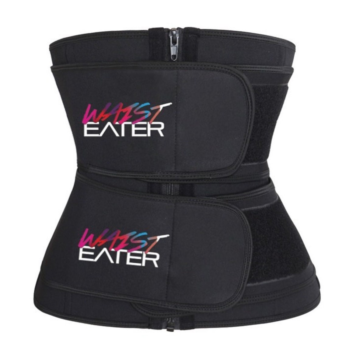 Womens Waist Trainer Belt Double Strap Sweat Belt Hour Glass Shaper W