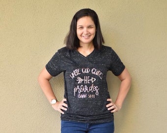 Christian Women Shirt Shirts for Women Faith Over Fear | Etsy