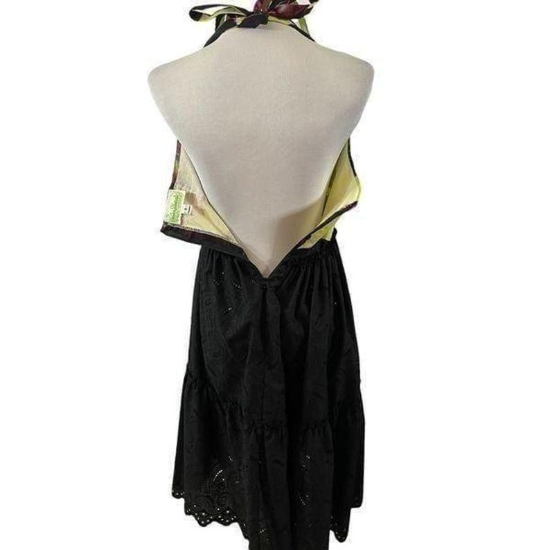 Vintage Y2K Anthropologie Le Shack By Tracy Feith Floral Halter Dress Size 6 image 6