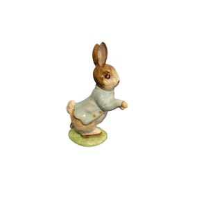 Beswick Beatrix Potter Peter Rabbit Figurine Porcelain England 1948 Blue Coat