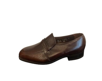Mocassini da uomo Florsheim Imperial in pelle marrone, modello 31284, taglia 10.5 D