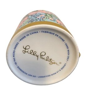 Lilly Pulitzer bringt Meerjungfrau zurück Becher 10 Unze blau, rosa, Gold Bild 5