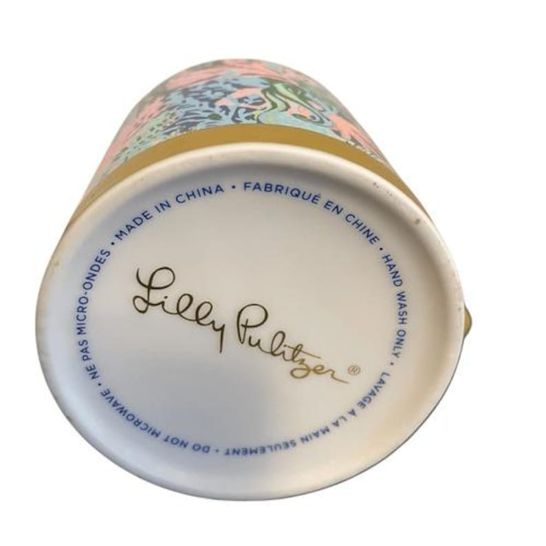 Lilly Pulitzer bringt Meerjungfrau zurück Becher 10 Unze blau, rosa, Gold Bild 5