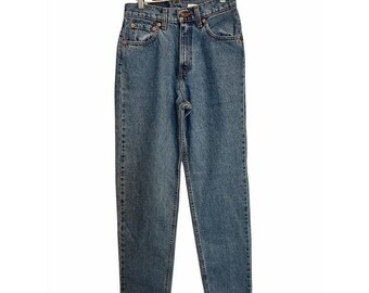 Jean Levi's 560 vintage, coupe ample, jambes droites, bleu, taille 3 M (femme), fabriqué aux États-Unis, neuf avec étiquette.