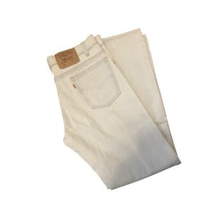 Levis 505 White Jeans 80’s ビンテージ Vintage White Levis 505 - Etsy Canada