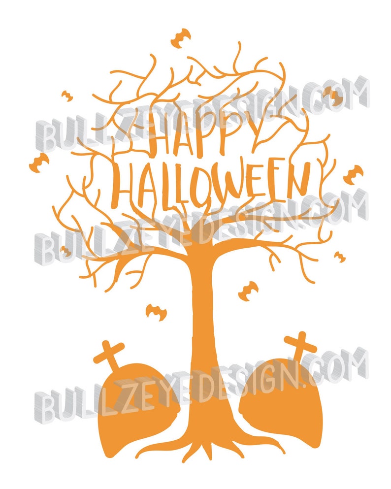 Download Happy Halloween Tree svg Halloween vector scary tree eps ...
