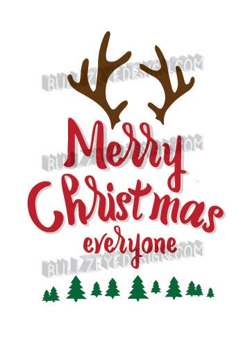 DIY Christmas Printable Christmas Sign Printable Merry - Etsy
