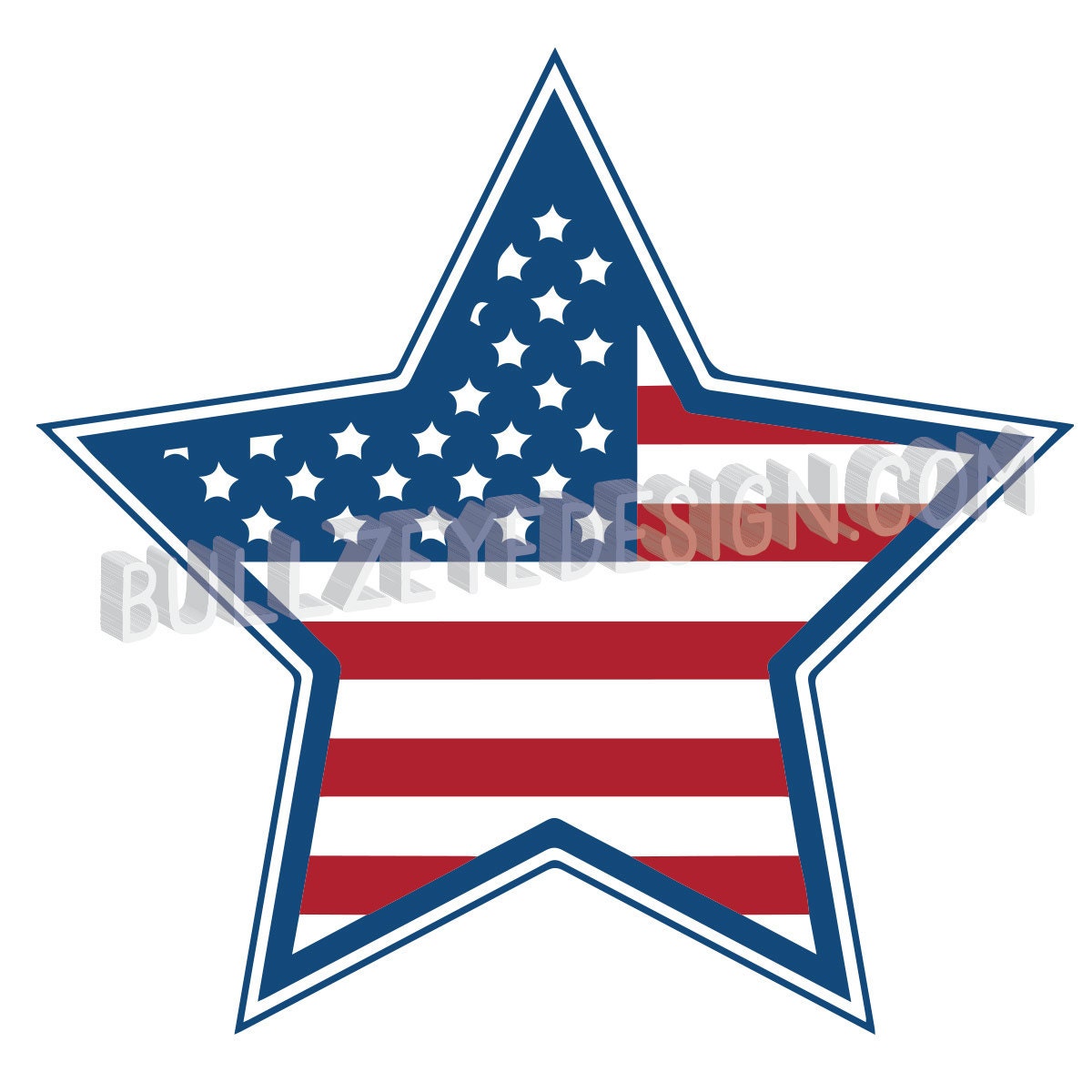 Download American flag inside of star Patriotic Vector EPS Vector ...