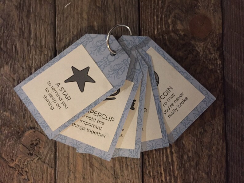 Knapsack of Hope, Printable Tags, Going Away, Gift for Coworker, Gift